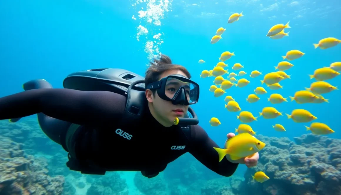 diving in the safukip sea