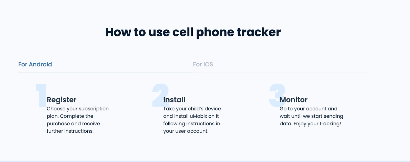 How to track a cell phone effectively with uMobix
